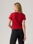 Kadın Kırmızı Sim Detaylı Logolu T-Shirt Tişört 17944-0084 2