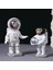 Modern Astronot Maymun Figür Biblo 13 cm Ev Ofis Masa Süsü Dekoratif Uzay Temalı Hediyelik Heykel 2