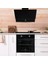 Home Siyah Cam Ankastre Set 5