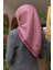 Tivil Ipek Eşarp 60960 - 14 - 0020 - 0003 Gül Kurusu Monogram Desen 1