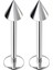 Kulak & Dudak Spayk Flatback Labret Piercing 2 Adet - 316L Çelik - Farklı Boyut Seçenekleri 2