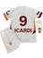 2024/2025 Sezon Mauro.icardi9 Beyaz Deplasman Yeni Sezon Özel Çocuk Futbol Forması 1