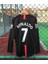 C.ronaldo M.united Retro Siyah Uzun Kol Futbol Forması Hava Alabilen Polyester Kumaş Futbol Forması 4