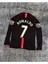 Manchester U. Cristiano Ronaldo 2007 Retro Siyah Uzun Kol Futbol Forması Özel Forma Kumaşı 1