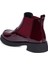 Bordo Casual Rugan Deri Kadın Bot 3