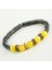 Techmrt Akik - Hametit Doğaltaş Bileklik-Sarı 2