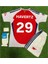 Arsenal 2024/25 Iç Saha Kırmızı Çocuk Havertz Forması 4lü Set 1