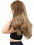 Kahküllü Uzun Dalgalı Fiber Sentetik Peruk / Bebek Kumralı 4