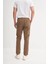 Vintage Kadife Likralı Pamuk Jogger Fit Bej Erkek Pantolon 3015 3