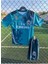 C. Ronaldo Cr7 Turkuaz-Yeşili Çocuk Şapmiyonlar Ligi Forması 3 Lü Set-Shirt 2