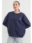 3 Iplik Kiraz Baskılı Oversize Sweatshirt 6