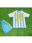 Arjantin Çocuk Futbol Forması Messi Özel Tasarım Hava Alabilen Polyester Kumaş Halısaha Forması 2