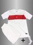 Türkiye Milli Takım Beyaz Çocuk Futbol Forması Hava Alabilen Polyester Kumaş Halısaha Forması 1