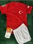 Türkiye Milli Takım Çocuk Futbol Forması Kırmızı Hava Alabilen Polyester Kumaş Halısaha Forması 3