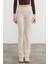 Beli Lastikli Yüksek Bel Flare Pantolon 3