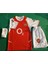 Arsenal Thierry Henry Kırmızı Retro Çocuk Forma 3 Lü Set. Forma+Şort+Çorap 2