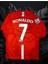 2'li Ronaldo Mancester Siyah ve Kırmızı Uzun Kol Forması 7 Numara 3