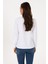 Kadın Beyaz Gömlek Basic 50307990-VR013 5