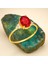 14K Gold Oval-Cut Ruby Ring, Unique Precious Stone Engagement Ring 2