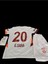 G L Tasar Y'2024/25-GABRIEL' Sara' 20 Deplasman Beyaz Çocuk Forması Çorap Hediyeli Spor T-Shirt 3
