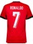 Portekiz Cristiano Ronaldo Kırmızı 24/25 Yeni Sezon Futbol Forması Özel Forma Kumaşı 2