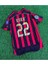 Retro Ac. Milan. Kaka 22 Kırmızı/siyah Yetişkin Forması Hava Alabilen Özel Forma Kumaşı 1