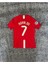 C.ronaldo M.united 2008 Ucl Iç Saha Kırmızı Retro Futbol Forması Hava Alabilen Özel Forma Kumaşı 3