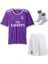 Real Madrid Ramos 2017 Şampiyonlar Ligi Finaliçocuk Futbol Forma 3'lü Set Forma+Şort+Çorap 1