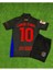 B̴a̴r̴c̴e̴l̴o̴n̴a̴ Sezonu 10 Lamine Yamal Yakalı Deplasman Çocuk Forması 4'lü Set (Black 10) 3