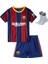 Barcelona Messi 2017/18 Sezon Çocuk Futbol Forma 3'lü Set Forma+Şort+Çorap 1