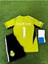 Yeni Sezon 2024/ 25 R. Madrid Thibaut Courtois #1 Kaleci Çocuk Forması 4 Lü Set (Yeşil) 2