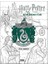 Harry Potter Filmlerinden Resmi Boyama Kitabı – Slytherin Özel Baskısı 1