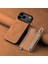 Apple iPhone 17 Pro Uyumlu Kılıf Zebana 2in1 Kartlıklı Best Deri Kılıf Kahverengi 1