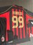 Milan 2006 Fenomen Ronaldo 99 Kırmızı Sıyah Çocuk Taraftar Forması 4 Lü Set 1