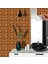 Kendinden Yapışkanlı Fayans Kare Ahşap Desenli Pvc Karo 30X30 cm (56 Adet) 5 M² 4