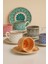 Türk Kahve Fincanı Bone China Papatya Desen 6 Kişilik 12 Parça 1