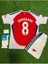 Arsenal 2024/25 Iç Saha Kırmızı Odegard Çocuk Forması 4lü Set 1