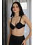 Kadın Destekli Balenli Sütyen Siyah 3