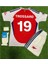 Arsenal 2024/25 Iç Saha Kırmızı Trossard Çocuk Forması 4lü Set 1