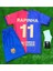 2024/25 Barcelona Iç Saha Bordo Raphınha Çocuk Forması 4lü Set 1