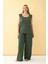 Kadın Yeşil Büyük Beden Penye Alt Üst Takım 2