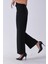 Siyah Fleto Cepli Düz Pantolon 03030309.01 4