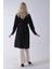 Siyah Önü Aller Detaylı Bağcıklı Modal Tunik 31050762.01 6