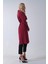 Bordo Önü Aller Detaylı Bağcıklı Modal Tunik 31050762.04 5