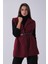 Bordo Kemerli Yünlü Kaşe Yelek 31070196.04 2