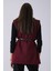 Bordo Kemerli Yünlü Kaşe Yelek 31070196.04 5