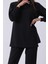 Siyah Bileği Lastikli Tunik Üzeri Detaylı Pantolonlu Takım 4577260.01 8