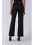 Siyah Fleto Cepli Düz Pantolon 03030309.01 5