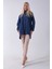 Lacivert Hakim Yaka Cep Kapak Detaylı Etek Ucu Ipli Tunik 3972106.02 1