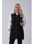 Siyah Tunik Kolu Çiçek Desenli Yelekli 2'li Takım 940120274.01 6